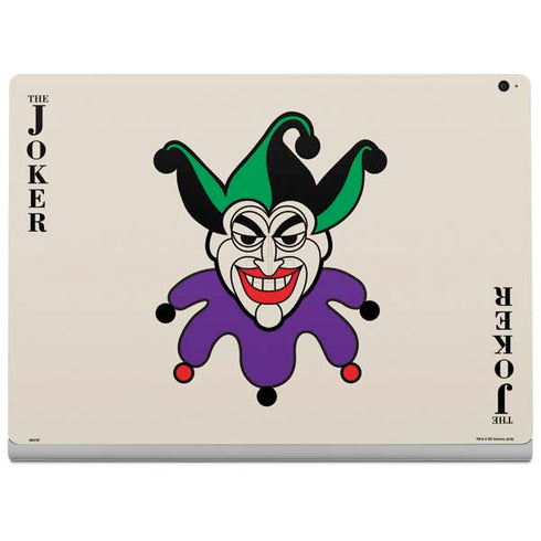 DC Comics The Joker Calling Card Surface Book 2 15in Skin